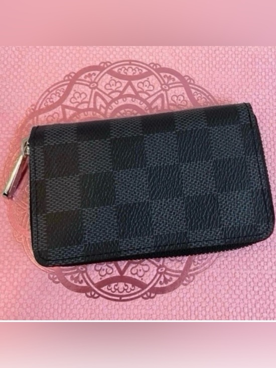 Louis Vuitton Handbags - Louis Vuitton - Damier Graphite Zippy Coin Purse Wallet Grey&Black wSilver - NWT